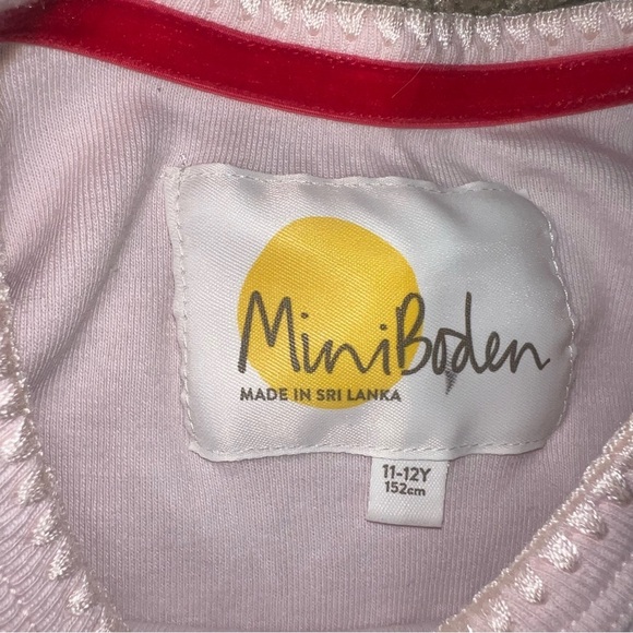 Mini Boden Long Sleeved Light Pink Girl’s Shirt Size 11-12 Years - Picture 7 of 8